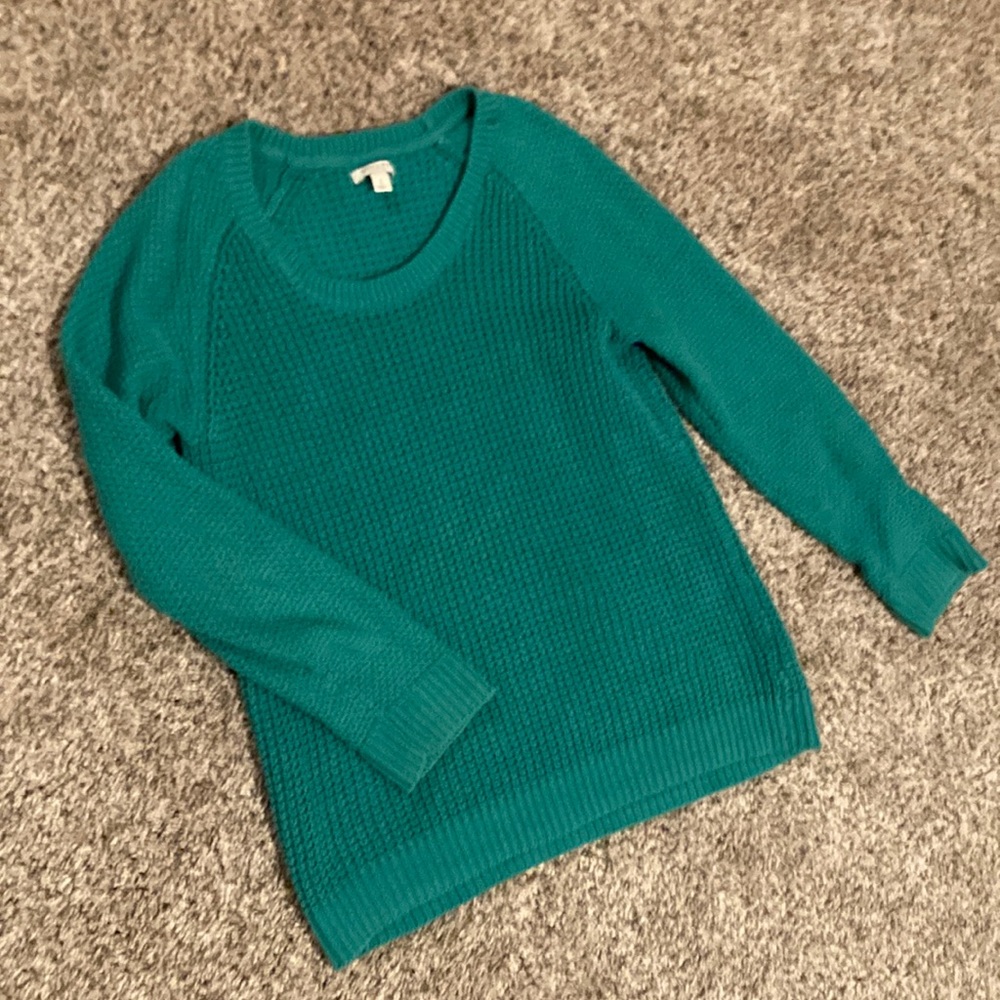 Sonoma Crew Neck Pretty Green Large Sweater